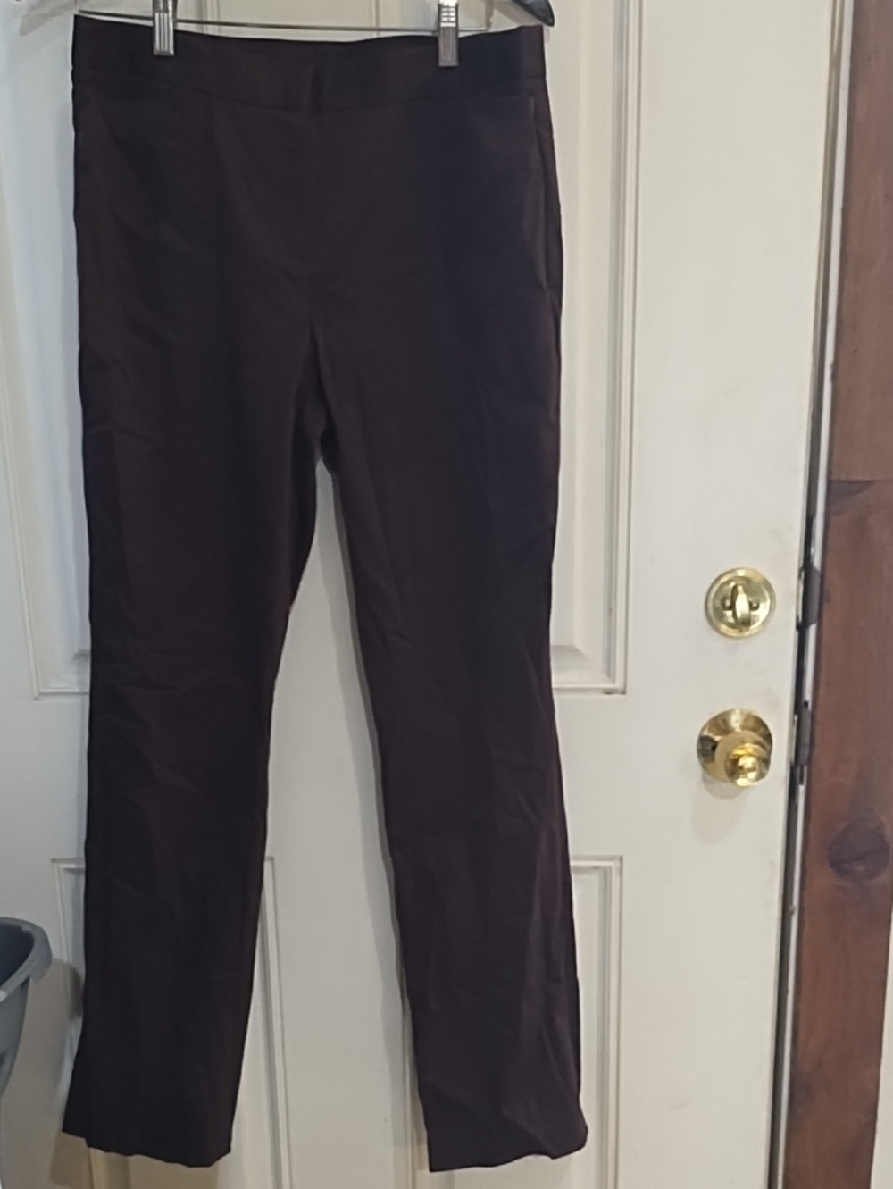 Sigrid Olsen Dark Brown Straight Leg Pants